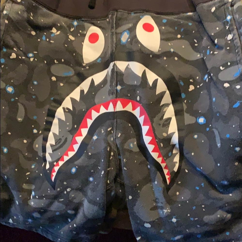 Bape galaxy shorts